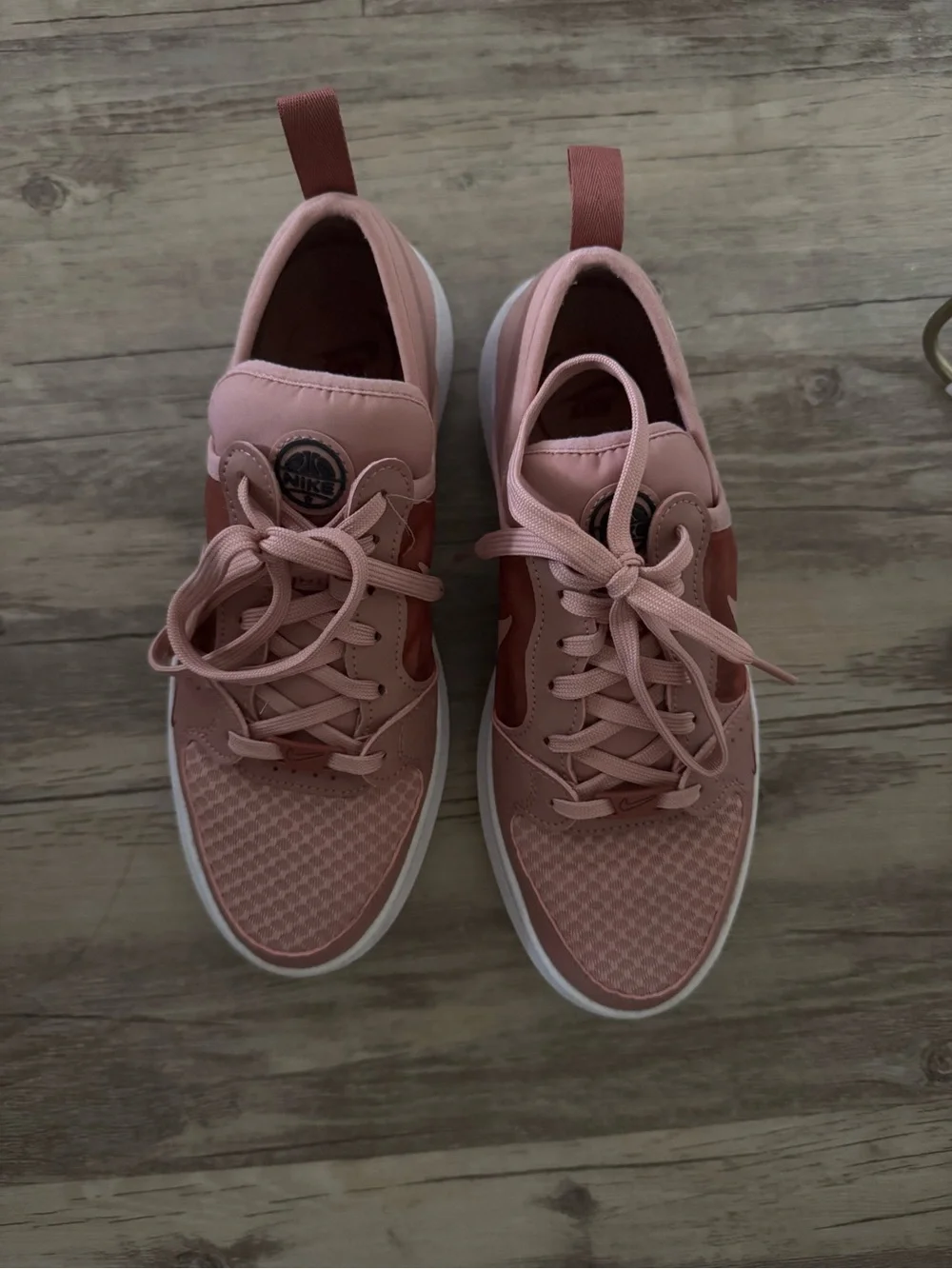 Nike Women's Rose Pink Platform Sneakers